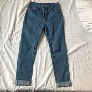 UNIF High Waited Push Jeans